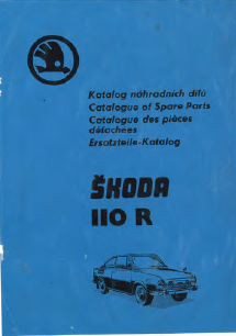Ersatzteilkatalog Skoda Octavia und Felicia Ersatzteilkatalog Skoda 110R